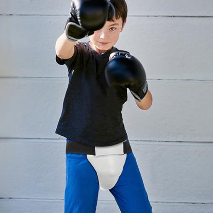 UPKOCH Youth Groin Protector for Boys 8-12, Adjustable Cup Guard | Boxing Groin Guard, Adjustable Support, For Martial Arts Training and Sparring