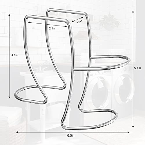 304 Stainless Steel Washer Drain Hose Holder, Adjustable Clamp Hook, Fits All Tub Hose