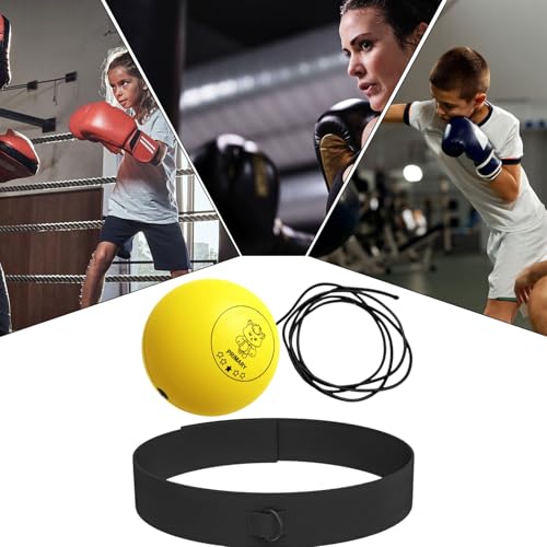 Boxing Reflex Ball Set Headband Reflex Training Tool, Funny Workout, Adults