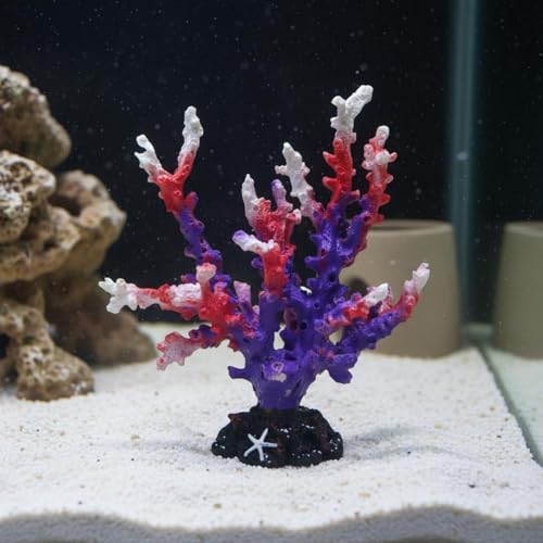 Resin Coral Aquarium Ornament Aquarium Decoration Freshwater and Saltwater Artificial Coral Formation Decoration