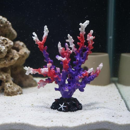 Resin Coral Aquarium Ornament Aquarium Decoration Hiding Spots Artificial Coral Formation Decoration