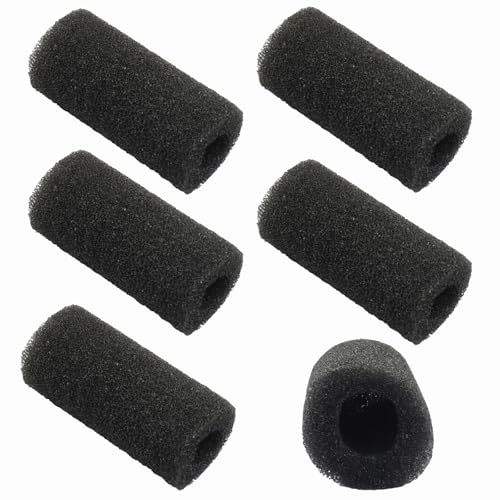 Piutouyar 6 Pcs Pre-Filter Sponge Foam Rolls, Aquarium Pre Filter Sponges Replacement for Fish Tank Accessories (Inner Diamter 20mm/0.79inch) - size: 20mm inner diameter