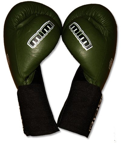 Deluxe MiM-Foam Sparring Boxing Gloves - Hook&Loop/Elastic Cuff for Muay Thai, MMA, Kickboxing, Boxing - size: 14oz