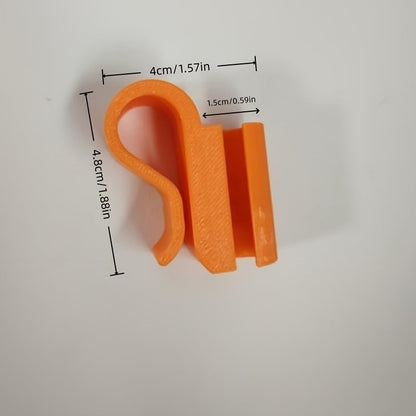 1 Pack Aquarium Hose Clip, Fish Tank Tubing Holder Clamp, Flexible Pipe Fixing Bracket for Water Tube Securing (Black) - color: Black