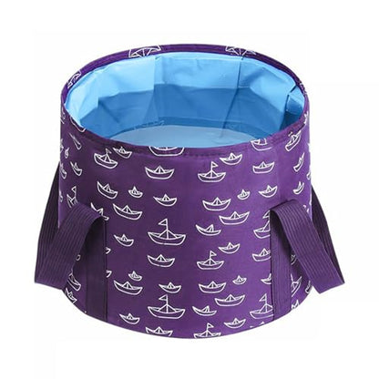 Collapsible Bucket for Soaking Feet, Purple Portable Travel Foot Bath Tub, Foot Soaking Bath Basin Portable, Foot Spa Soaking Feet Home Pedicure Basin Outdoor Camping