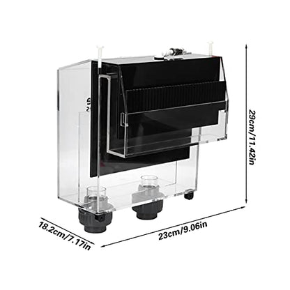 Quality Acrylic Self Start Siphon Hang On Overflow Box Super Quiet for Fish Tank Aquarium