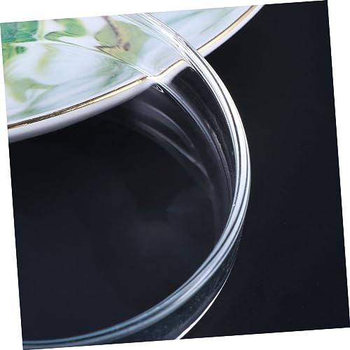 Toddmomy 1pc Glass Shrimp Feeder Bowl Crystal Glass Dish for Fish and Reptiles Decorative Aquarium Feeding Supply