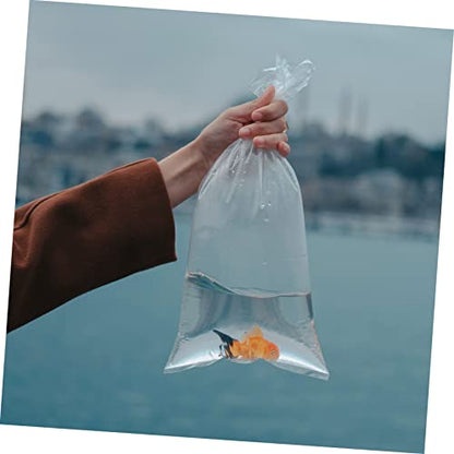 MAGICLULU 20pcs Pet Fish Bag for Aquarium Substrate Bags Easy to Use Live Fish Transport - size: 40X65X0.1CM