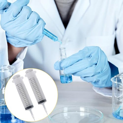 150ml Syringes Without Needle, 4 Pack Plastic Syringe with Cap for Pet Feeding, Scientific Labs, Glue, Oil & Precise Liquid Measurement - size: 150ml