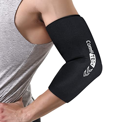 ComfiTECH Elbow Ice Pack Wrap for Arm, Knee & Calf, Flexible Ice Sleeve, L | Multi-Use Gel Ice Sleeve for Tennis Elbows, Golfers Arm, Reusable Cold Compression for Elbow Joint & Muscle Relaxation - size: L-Standard
