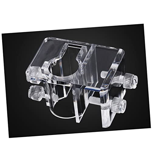 BESPORTBLE Aquarium Fixed Clip Water Pipe Clamp in Acrylic for Fish Tank Hose (Size s 5-20mm)