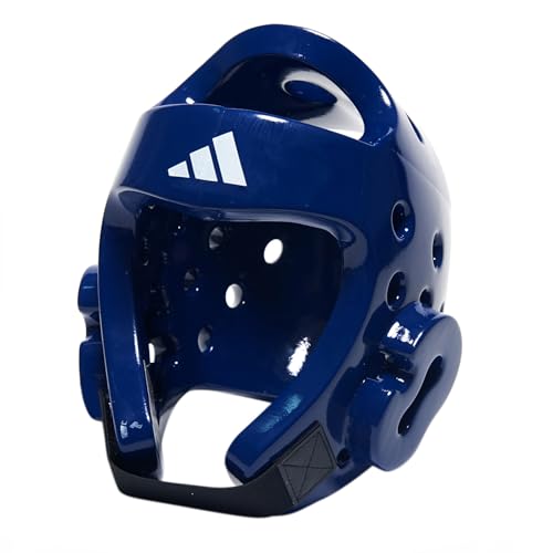 Adidas WT Taekwondo Martial Arts Dipped Foam Head Guard Protector - color: Red, size: Small