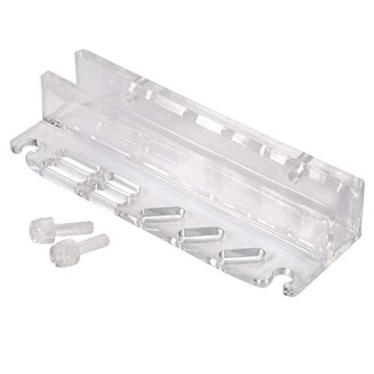 Fdit Acrylic Water Plants Grass Maintenance Tool Holder Aquarium Rack Organizer Fish Tweezers Scissors Storage Rack