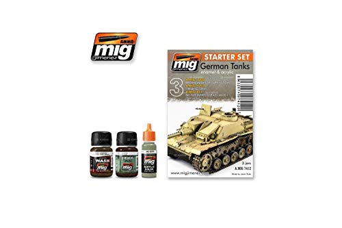 German Tanks Weathering Starter Set with ATOM by AMMO by Mig Jimenez