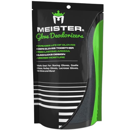 Meister Glove & Shoe Deodorizers - Absorbs Stink & Leaves Fresh - Cedar | Essential for boxing & sports gloves, shoes, cleats and bags with scented filling that helps absorb moisture and odor