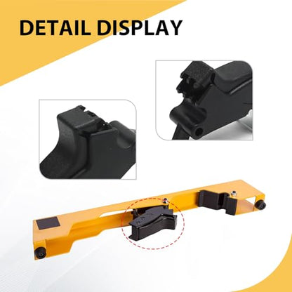 1 Set Clips with Miter Saw Mounting Brackets, Replacement for DW7231 Replacement for Heavy Duty Miter Saw Stand DW723 DWX723 DWX724 DW730