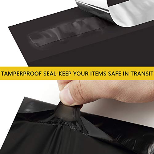 UCGOU Poly Mailers 24x24 Inch Black 50 Pack Extra Large Shipping Bags Strong Thick Mailing Envelopes Self Seal Adhesive Waterproof and Tear Proof Shipping Bags for Clothes - color: Black, size: 24x24" 50PC
