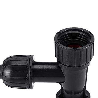 hygger Plastic Aquarium Water Changer Replacement Parts, Faucet Nozzles Connectors (Plastic) - size: Plastic
