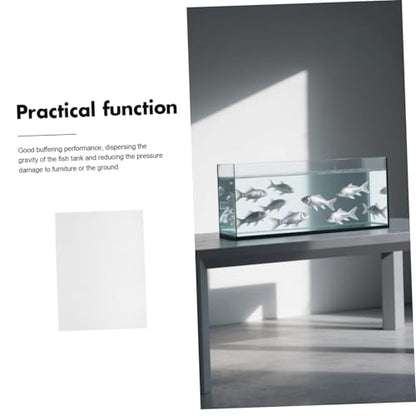 balacoo Foam Fish Tank Leveling Pad Non Slip Shockproof Aquarium Mat with Textured for Surface Protection and Vibration Absorption for Fish Tank Setup