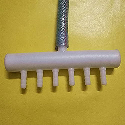 MroMax 8mm to 4mm Aquarium 16-Way Air Line Plastic Splitter Air Pump Tubing Connector for Air Flow Diffusion 1Pcs - size: 1pcs 16 Way