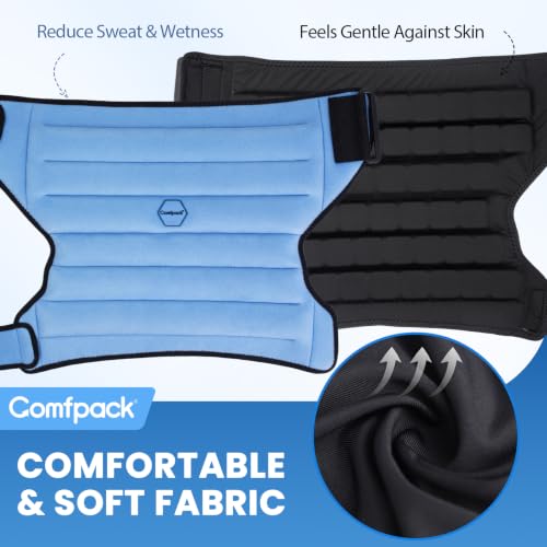 Comfpack Hip Ice Pack Wrap After Surgery,2 Hours Long Lasting Cold Therapy - size: Large