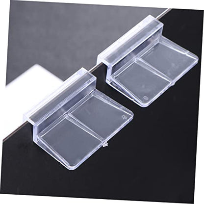 Ipetboom 30pcs Acrylic Fish Tank Cover Support Bracket for Tanks Practical Aquarium Rack for Secure Lid Holding and Pet Safety