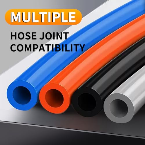 3/8" Hose Barb Fitting Kit, Brass Straight Connector for Fuel Line, Air, Water, Oil, Gas, Pressure Washer, Soaker & Hydraulic Hoses Repair - Includes Stainless Steel Clamps (3-way-T) - style: 3-way-T
