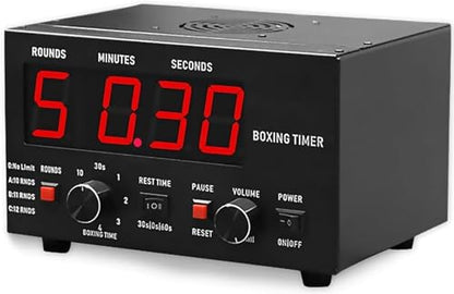 Boxing Interval Timer, Gym Timer Gym Clock, Interval Timer, Workout Timer, Gym Clock Timer, Interval Timer for Muay Thai, MMA, Kickboxing, Boxing, Martial Arts,Red - color: Red