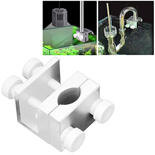Fish Tank Fixture Holder, Aquarium Hose Clamp, Water Pipe Light Stand Holder with Plastic Nut, for Aquarium Water Pipe Light Stand, Plastic, 816mm, 0.30-0.6in Cylinder Wall