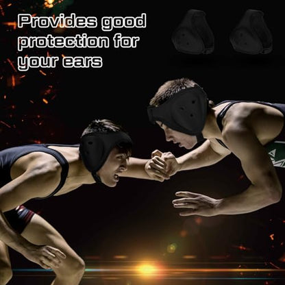 Jerify 6 Pcs Wrestling Headgear for Kids Youth Soft Grappling Headgear | Grappling Headgear, Adjustable Wrestling Ear Guard, Cushioned Foam Padding Protective, Breathable Ventilation, Lightweight