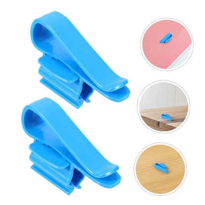8pcs Fish Tank Water Hose Clips Water Pipe Fixing Clamp Plastic Hose Clamp for Aquarium Easy Installation - color: Blue