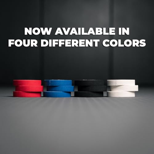 Gold BJJ Jiu Jitsu Tape - Strong Athletic Finger Tape, 1/2" x 30' - Protect Fingers and Toes in MMA, Judo, Wrestling, Martial Arts, Rock Climbing - color: Red