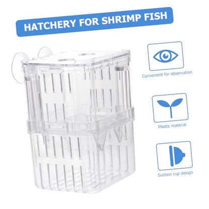 Toddmomy 3pcs Fish Acclimation Box Isolation Boxes for Aquariums Juvenile Fish Separation