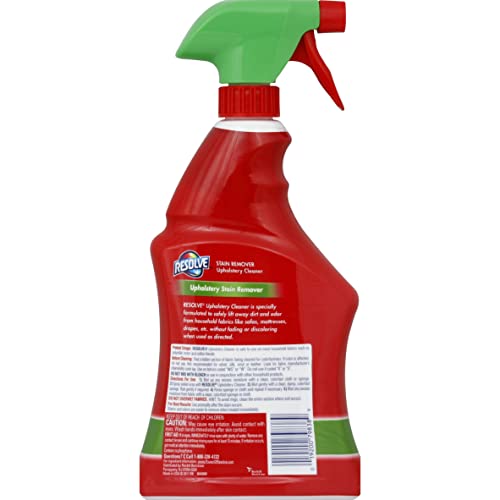 Resolve 22 fl oz Multi-Fabric Cleaner and Upholstery Stain Remover (Pack of 6) - size: 3.67 Fl Oz (Pack of 6)