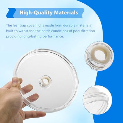 11480 Pool Pump Filter Cover Lid Compatible with Intex 14 & 16 Inch Sand Filter Pump and Combo,Pool Leaf Trap Cover Lid Fit for Intex Model 26335EH,26339EH,26365EH,26367EH,28647EG,28651EG,28675EG