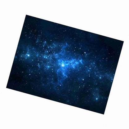 Fish Tank Background Poster, Aquarium Decoration Paper, PVC Adhesive Star Dust Backdrop for Fish Tank, Cichlid Decor, Accessories (61 * 30cm) - size: 61*30cm