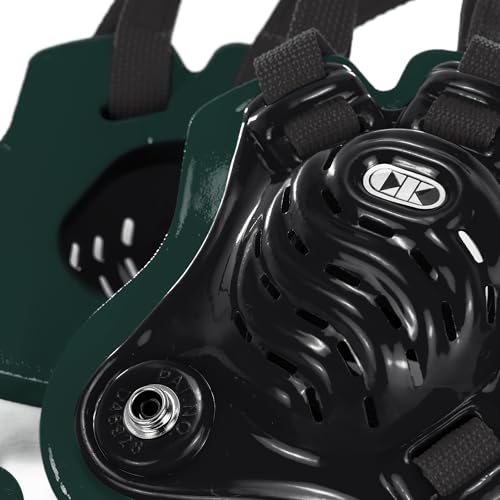 Cliff Keen Tornado Wrestling Headgear - color: Black / Dark Green / Black