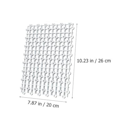 BESPORTBLE 1set Aquarium Bottom Divider Board Plastic Fish Tank Isolation Grid for Breeding and Separation Support Columns