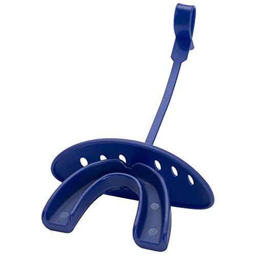 ADAMS USA 3-In-1 Lip Protector Varisty Mouth Guard with Strap - color: Royal Blue