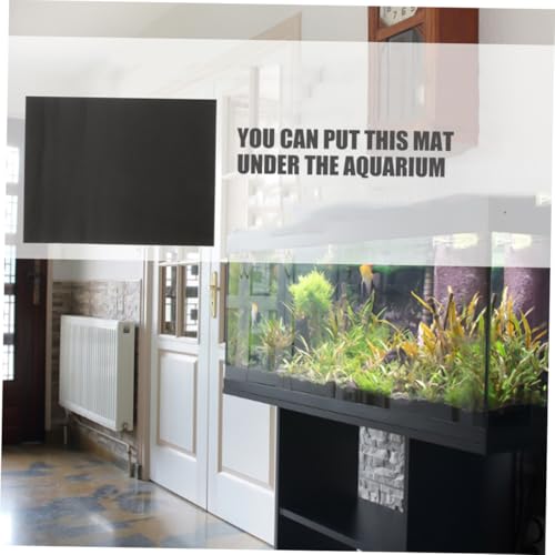 Abaodam 2pcs Fish Tank Mat Thickened Non- Cushioning Pad for Aquariums Base for Reptiles and Pet Fish Easy to Cut for