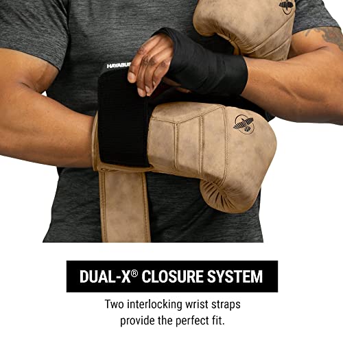 Hayabusa T3 LX Leather Boxing Gloves | Leather Boxing Gloves, Training Gloves Men and Women, Sparring Gloves, Heavy Bag Gloves, 16oz Boxing Gloves, Muay Thai Gloves - color: Tan, size: 14oz