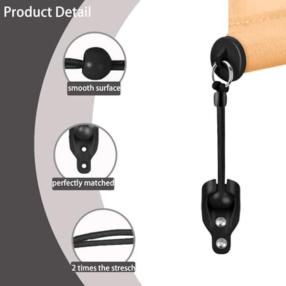 Coolaroo Outdoor Roller Shade Replacement Parts Universal Blind Brackets & End Caps for Shade Mounting Hardware Kit（2set，Black） - color: Black