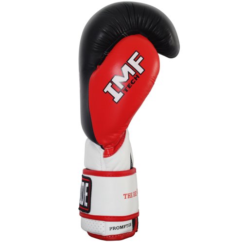 Ringside Pro Style IMF Tech Boxing Training Sparring Gloves - color: White, size: 18 Ounce