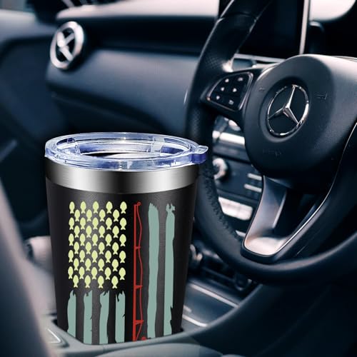 Fufandi Fishing Gifts For Men - Gifts for Fisherman - Fishing Christmas Gift, Birthday Fathers Day Gift for Dad, Men, Husband, Him - Tumbler Cup 20oz