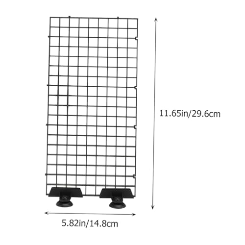 ORFOFE 1 Set Aquarium Divider Plastic Grid Sturdy Fish Tank Partition Board for Isolation and Breeding Easy Installation Compatible with Various Efficient Filtration Grid