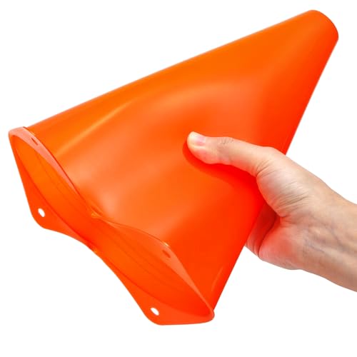 Bekith 30 Pack 9 inch Plastic Traffic Cones, Orange Soccer Traning Cones Plastic Agility Sports Cones, Indoor/Outdoor Use