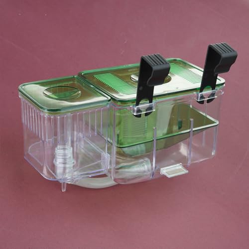 Fishtank Hatchery Incubator Aquarium Small Breeding Box Clear Breeder Isolation Hatching Boxes with Hook Floating Hatchery
