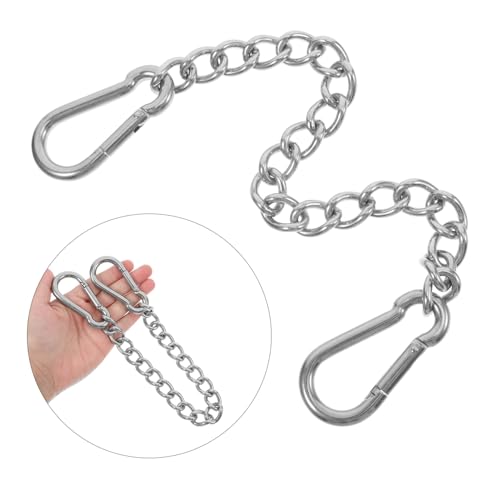 Heavy Duty Stainless Steel Hammock Hanger Chain with Carabiner Hooks