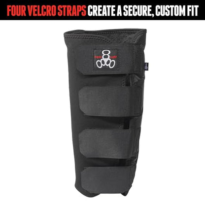 Triple Eight Exoskin Shin and Whip Guard Pads – Protective Shin Guards for BMX and Mountain Biking - size: Medium