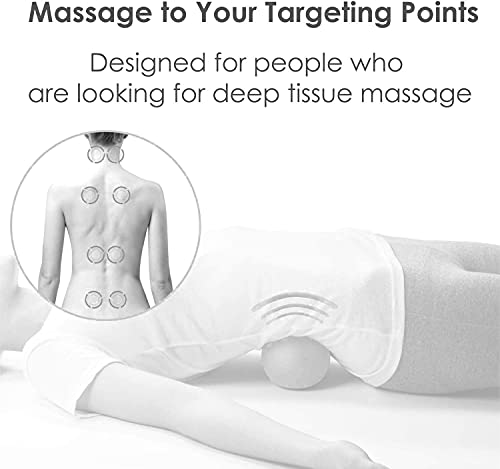 Peanut Massage Ball Roller, Double Lacrosse Ball, Acupoint Myofascial Release Muscle Knot Relaxer Mobility Trigger Point for Physical Therapy Self Deep Tissue Manual Massager Equipment Tool Set